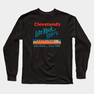 Cleveland's Lite Rock 106.5 WLTF FM Long Sleeve T-Shirt